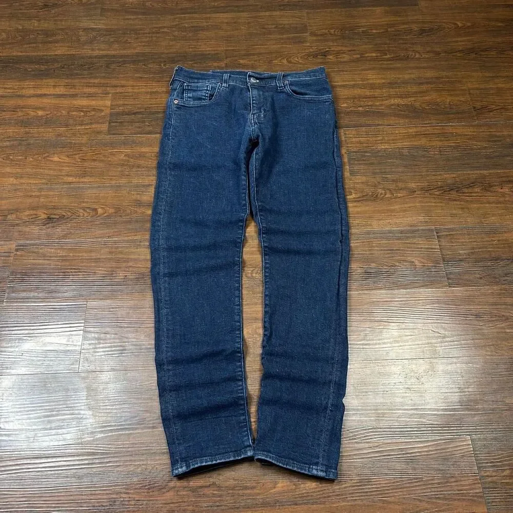 Levi-s Men's Blue and Navy Jeans
